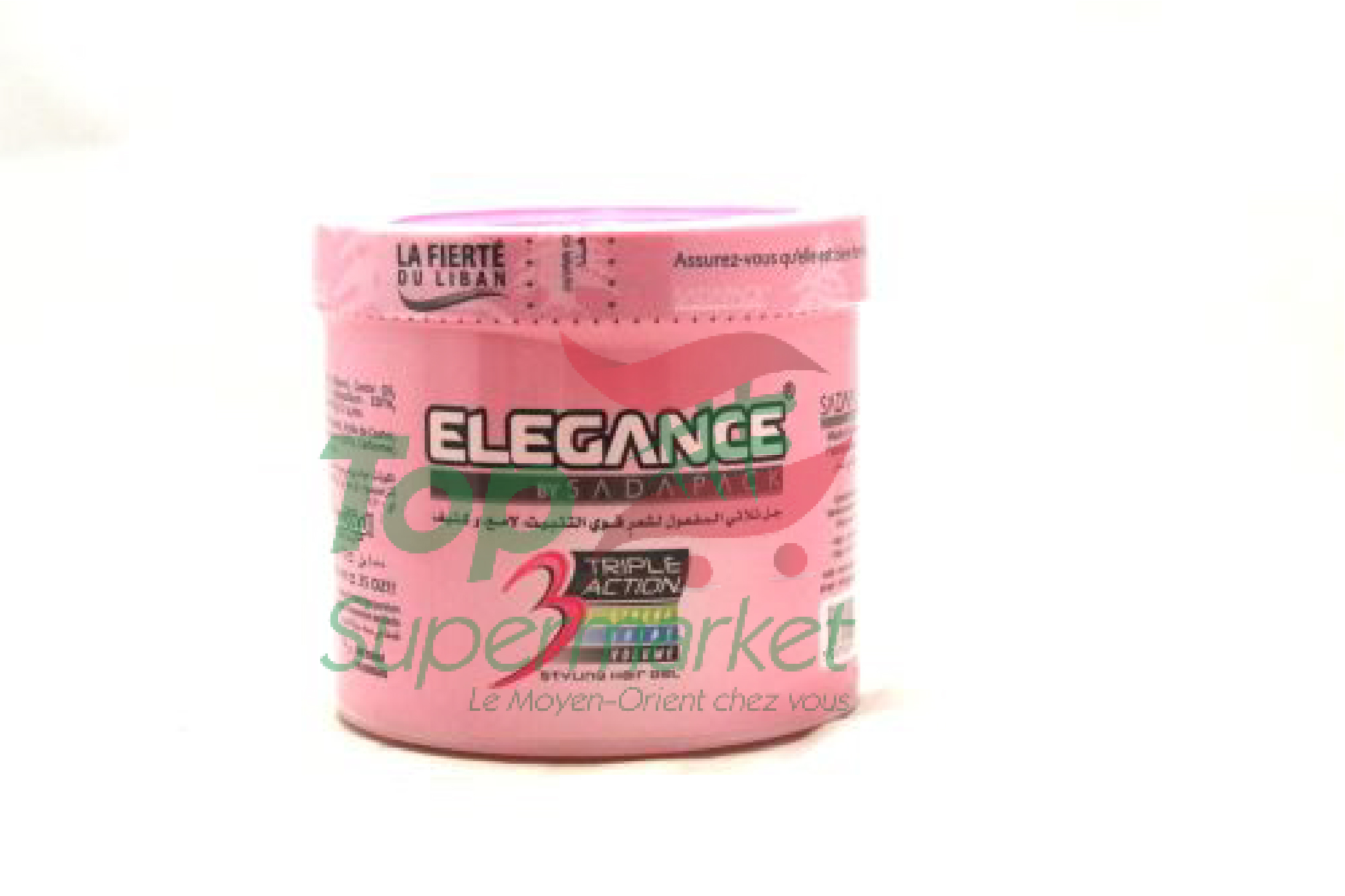 Elegance gel coiffant rose 1L